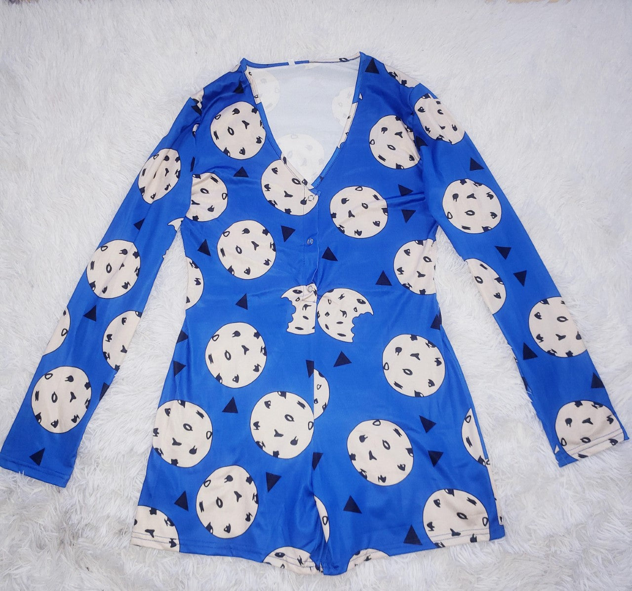 Kookie Monster Onesie (Blue)
