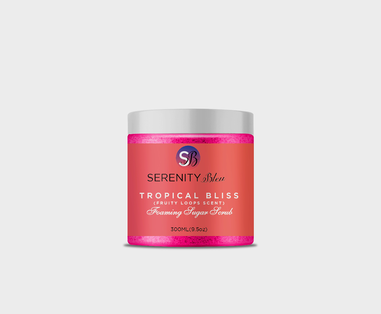 Tropical Bliss Foaming Sugar Scrub (frooty loop scent)