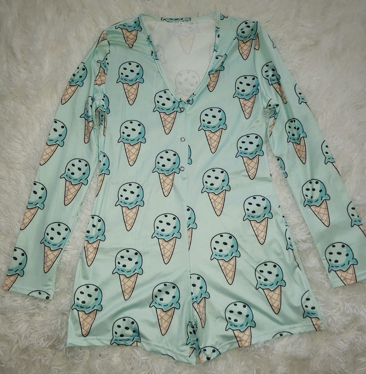 Mint Chocolate Chip Onesie (Green)