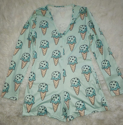 Mint Chocolate Chip Onesie (Green)