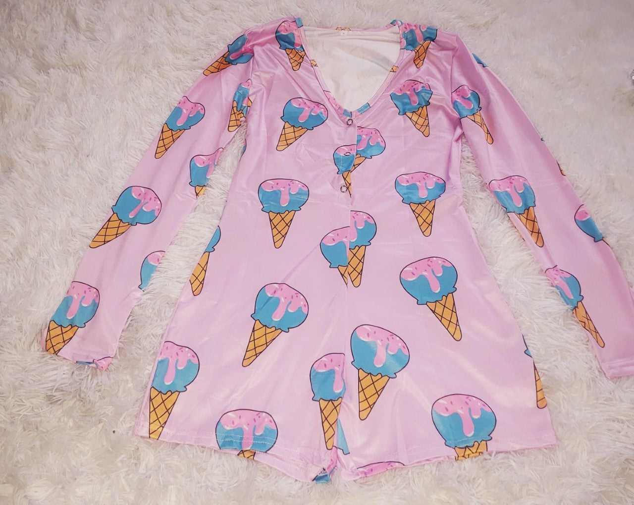 Rainbow Sherbet Onesie (Pink)