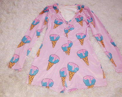 Rainbow Sherbet Onesie (Pink)